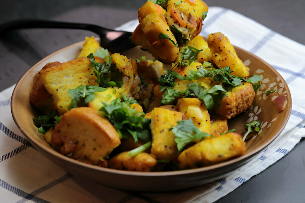 Bread Upma Recipe