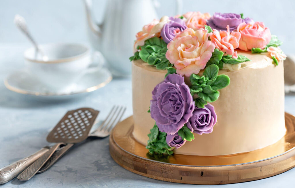 Buttercream Flower Cake Recipe