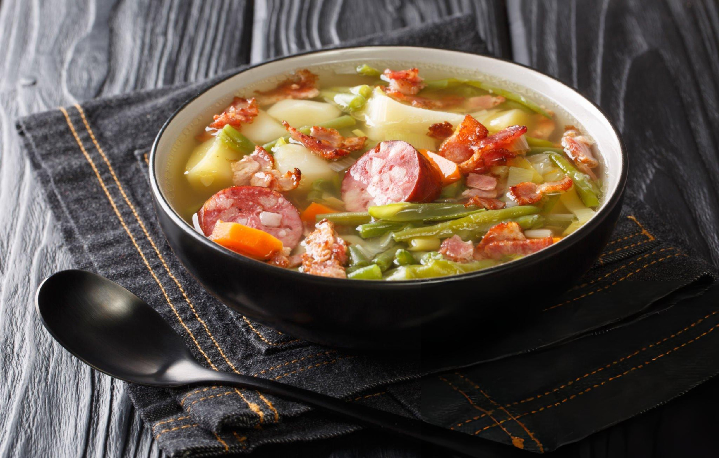 Crockpot Kielbasa Green Beans and Potatoes Recipe