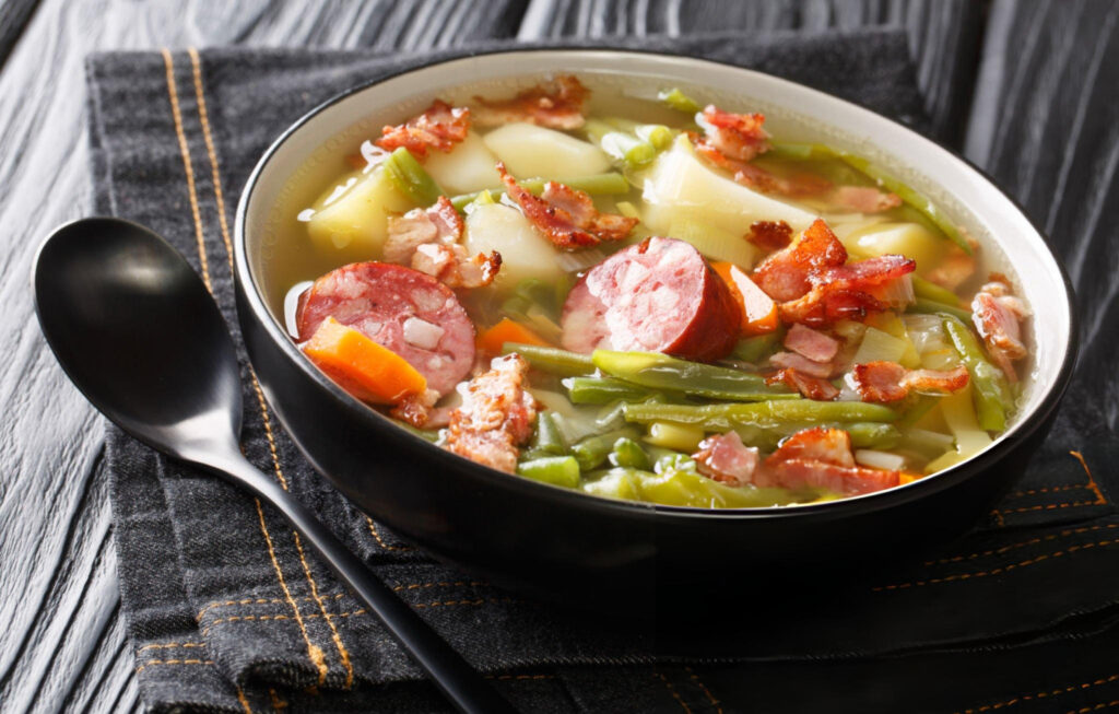 Crockpot Kielbasa Green Beans and Potatoes Recipe