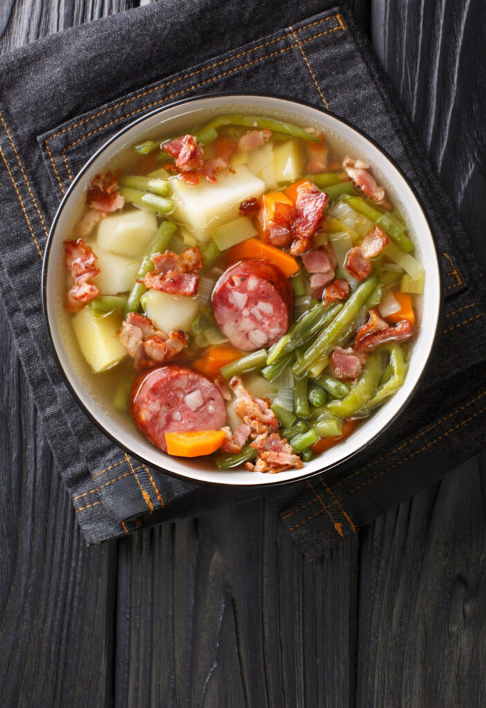 Crockpot Kielbasa Green Beans and Potatoes Recipe